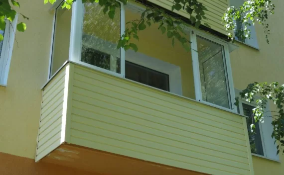 Наружная отделка балкона