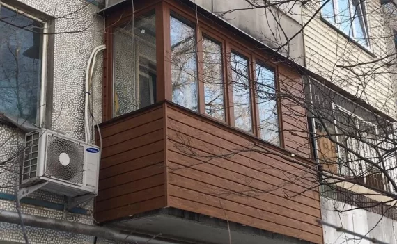 Наружная отделка балкона