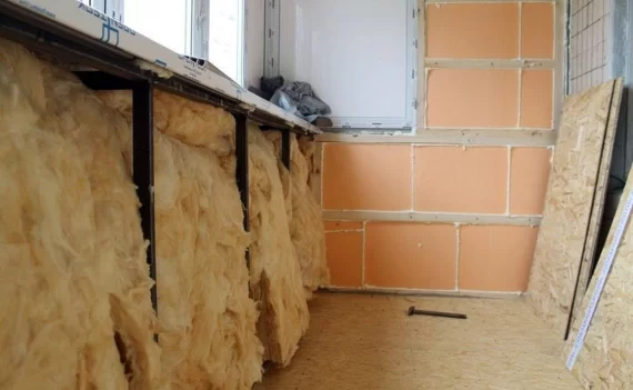 Капитальное утепление всего балкона