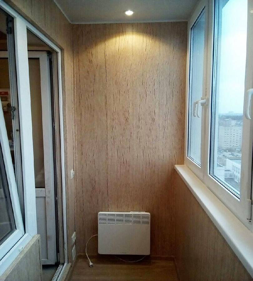 Отделка балкона пластиковыми панелями